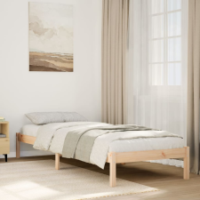 vidaXL tömör fenyőfa extra hosszú ágykeret matrac nélkül 80 x 210 cm ágy és ágykellék