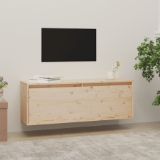 vidaXL Tömör fenyőfa faliszekrény 100 x 30 x 35 cm bútor