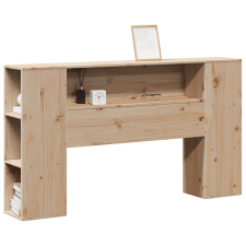 vidaXL tömör fenyőfa fejtámla tárolóval 150 cm (855627) ágy és ágykellék