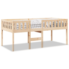 vidaXL tömör fenyőfa gyerekágy matrac nélkül 90 x 200 cm (855015) ágy és ágykellék
