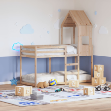 vidaXL tömör fenyőfa gyerekágytető 55 x 99 x 139,5 cm ágy és ágykellék