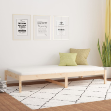 vidaXL tömör fenyőfa kanapéágy 90 x 190 cm (3FT Single) ágy és ágykellék
