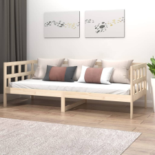 vidaXL tömör fenyőfa kanapéágy 90 x 200 cm ágy és ágykellék