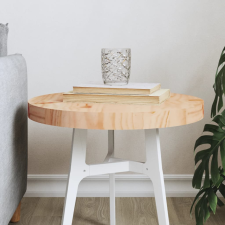 vidaXL tömör fenyőfa kerek asztallap Ø40 x 3 cm bútor