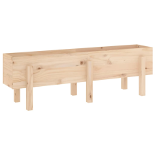 vidaXL tömör fenyőfa kerti magaságyás 121 x 30 x 38 cm (825198) kerti tárolás