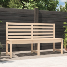 vidaXL Tömör fenyőfa kerti pad 157,5 cm (824039) kerti bútor