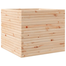 vidaXL tömör fenyőfa kerti virágláda 80 x 80 x 68,5 cm kerti tárolás