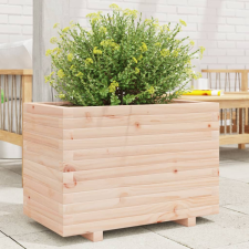 vidaXL tömör fenyőfa kerti virágtartó 70 x 40 x 49,5 cm kerti tárolás