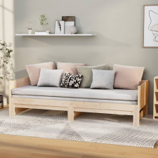 vidaXL tömör fenyőfa kihúzható kanapéágy 2x(80x200) cm ágy és ágykellék