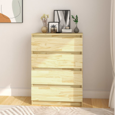 vidaXL tömör fenyőfa kisszekrény 60 x 36 x 84 cm bútor