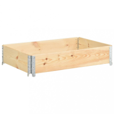 vidaXL Tömör fenyőfa magaságy 50 x 100 cm kerti tárolás