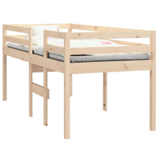vidaXL Tömör fenyőfa magasított ágy 90 x 200 cm gyermekágy