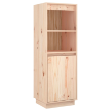 vidaXL tömör fenyőfa magasszekrény 37 x 34 x 110 cm (813515) bútor