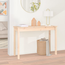 vidaXL tömör fenyőfa tálalóasztal 110 x 40 x 75 cm bútor