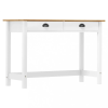 vidaXL tömör fenyőfa tálalóasztal 2 fiókkal Hill Range 110x45x74 cm