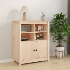 vidaXL tömör fenyőfa tálalószekrény 83 x 41,5 x 100 cm bútor