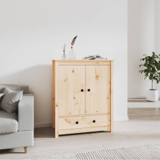 vidaXL tömör fenyőfa tálalószekrény 83x41,5x100 cm bútor