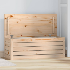 vidaXL tömör fenyőfa tárolóláda 89 x 36,5 x 33 cm bútor