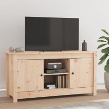 vidaXL tömör fenyőfa TV-szekrény 103 x 36,5 x 52 cm bútor