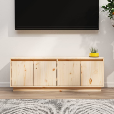 vidaXL tömör fenyőfa TV-szekrény 110,5 x 34 x 40 cm bútor