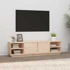 vidaXL tömör fenyőfa TV-szekrény 156 x 40 x 40 cm bútor