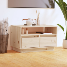 vidaXL tömör fenyőfa TV-szekrény 60 x 35 x 37 cm bútor
