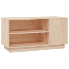 vidaXL tömör fenyőfa TV-szekrény 80x35x40,5 cm (814404) bútor