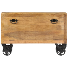 vidaXL tömör mangófa cipőszekrény 86 x 35 x 55 cm (247658) bútor