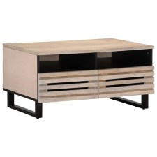 vidaXL tömör mangófa dohányzóasztal 80 x 55 x 40 cm bútor