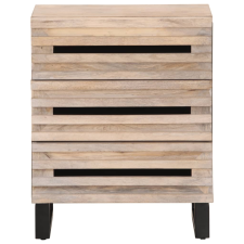 vidaXL tömör mangófa éjjeliszekrény 50 x 34 x 62 cm (377484) bútor