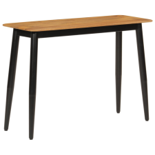vidaXL tömör mangófa és vas tálalóasztal 110 x 40 x 76 cm bútor