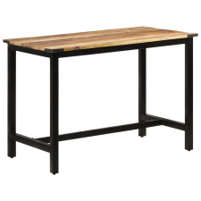 vidaXL tömör mangófa étkezőasztal 110 x 60 x 76 cm bútor