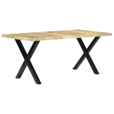 vidaXL tömör mangófa étkezőasztal 180 x 90 x 76 cm (283780) bútor
