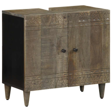 vidaXL tömör mangófa fürdőszobai mosdószekrény 62 x 33 x 58 cm fürdőszoba bútor