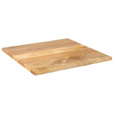 vidaXL tömör mangófa négyzet alakú asztallap 80x80x2,5 cm (371480) bútor