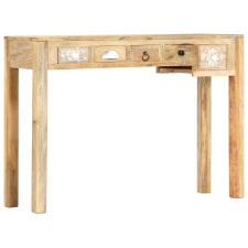 vidaXL tömör mangófa tálalóasztal 110 x 30 x 75 cm bútor