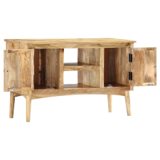 vidaXL tömör mangófa tálalószekrény 100 x 35 x 60 cm (285862) bútor