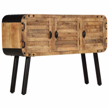 vidaXL tömör mangófa tálalószekrény 120 x 30 x 76 cm bútor