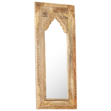 vidaXL tömör mangófa tükör 50 x 3 x 110 cm (321650) bútor