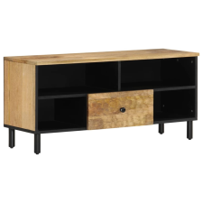 vidaXL tömör mangófa TV-szekrény 100 x 33 x 46 cm bútor