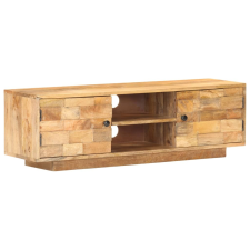 vidaXL tömör mangófa TV-szekrény 116 x 30 x 35 cm bútor