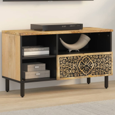 vidaXL tömör mangófa TV-szekrény 80 x 33 x 46 cm bútor