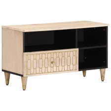 vidaXL Tömör mangófa TV-szekrény 80 x 33 x 46 cm bútor
