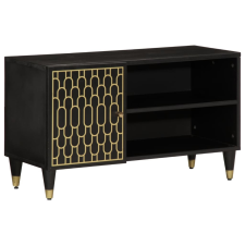 vidaXL tömör mangófa TV-szekrény 80x31,5x46 cm bútor