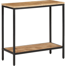 vidaXL tömör nyers mangófa tálalóasztal 70 x 35 x 70 cm (374070) bútor