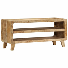 vidaXL tömör nyers mangófa TV-szekrény 105x46x32 cm bútor