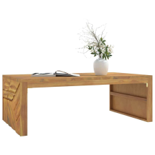 vidaXL tömör tíkfa dohányzóasztal 110x60x38 bútor