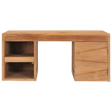vidaXL tömör tíkfa dohányzóasztal 90 x 50 x 40 cm (288902) bútor