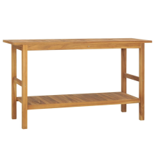 vidaXL tömör tíkfa fürdőszobai pipereszekrény 132 x 45 x 75 cm fürdőszoba bútor