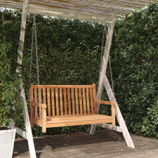 vidaXL tömör tíkfa hintapad 114 x 60 x 64 cm hintaágy